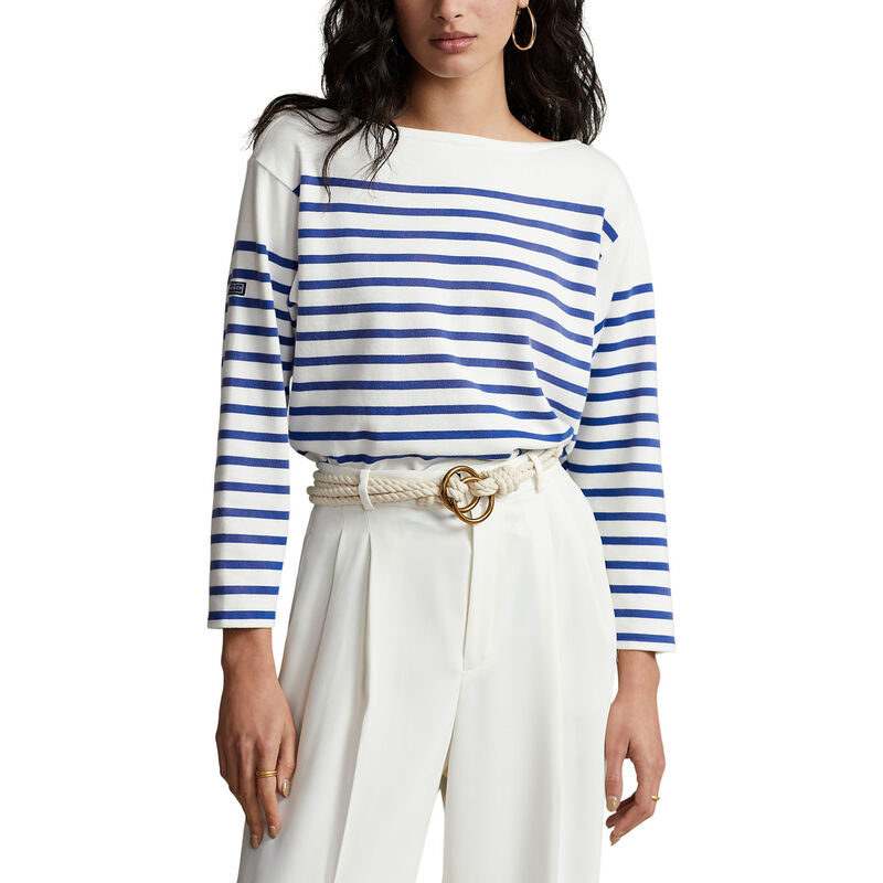 Polo Ralph Lauren Striped Boatneck Jersey Tee image number 0